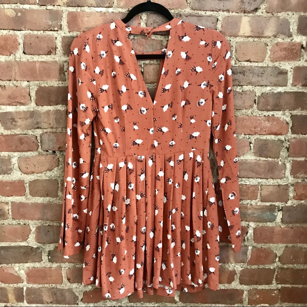 FP Tegan Mini Dress Rust - Picture 6 of 8